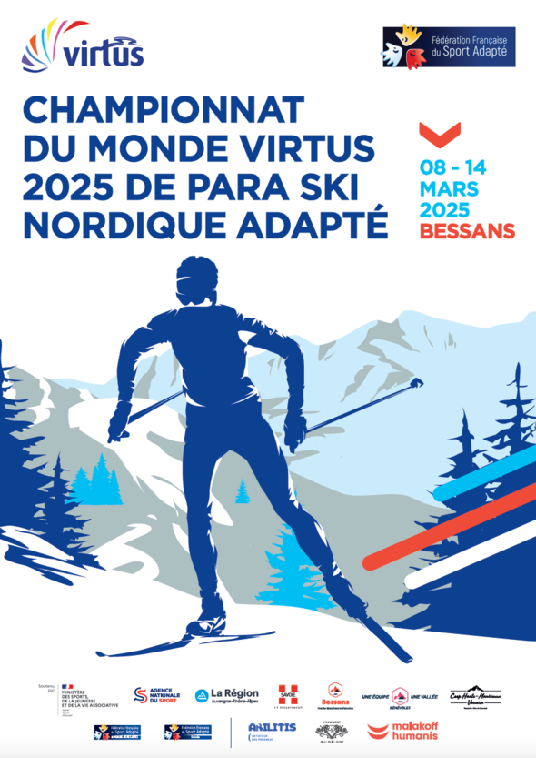 Rendez-vous à Bessans pour les Championnat du Monde Virtus 2025 de para ski nordique adapté